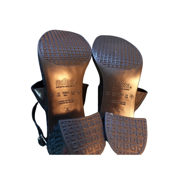 Melissa Black Rubber Sandals - Picture 3 of 3